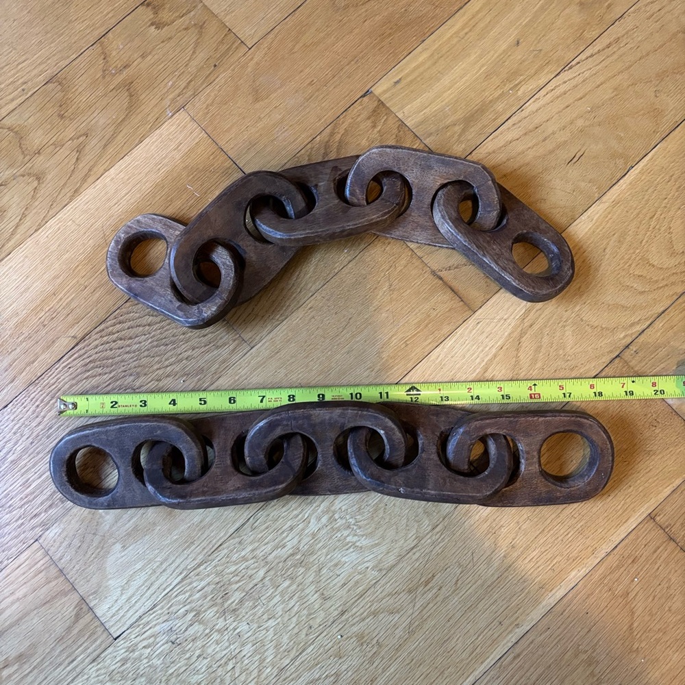 Hand carved wood home decor